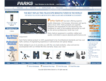 Tablet Screenshot of parksoptical.com
